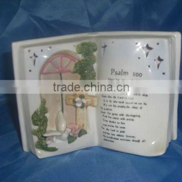 porcelain religious book