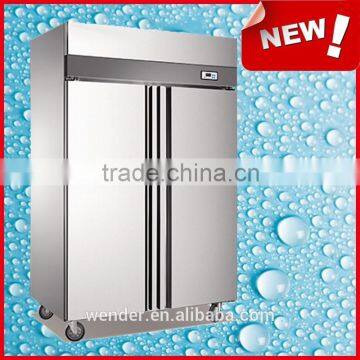 2 doors commercial stainless steel costom refrigerator