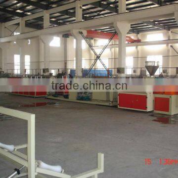 China manufacturer of PVC pipe extruder machine