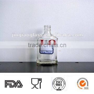 125ml clear glass liquor bottles