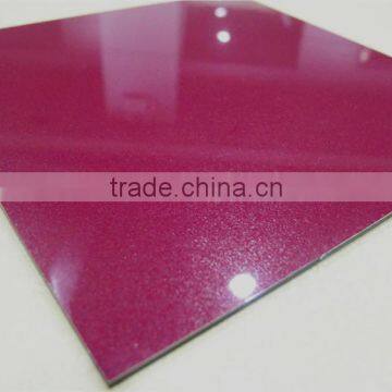 Pearl pink aluminum composite panel