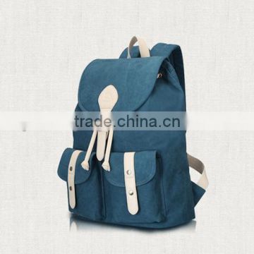 2016 New Design OEM Canvas Backpack Bag