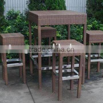 ZT-2022CT outdoor garden wicker bar set