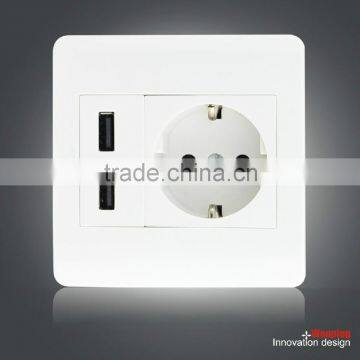 China factory 2014 hot sale popular wall socket european