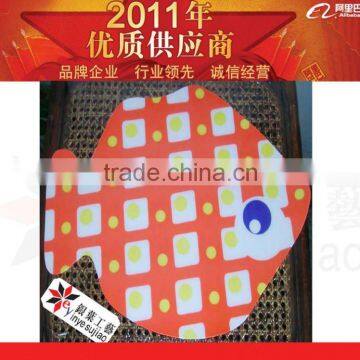 2012 Fish Pattern Soft Pvc Coaster Pad For Promotion