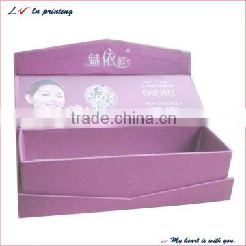 high quality printing customized design luxury paper cosmetic packaging box made in shanghai