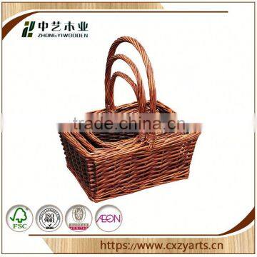 Special Natural china factory natural home use wicker basket no handles