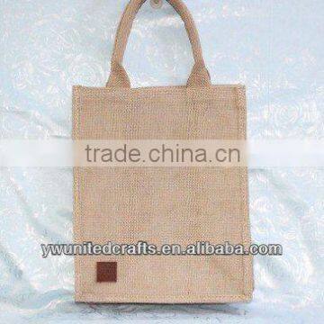 Printed custom made shopping bags jute bag