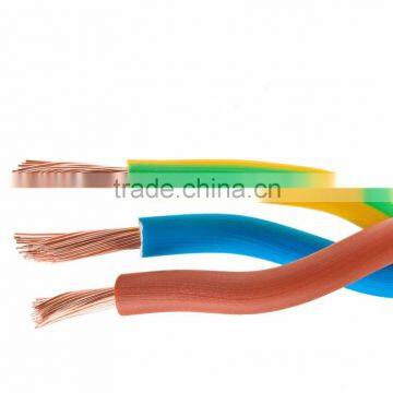 flexible core pvc isolated 10 awg electric copper wire