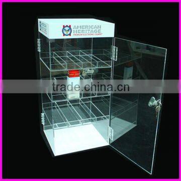 custom clear plastic e-liquid juice acrylic display stand