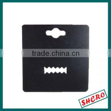 Black Plastic Jewelry Display Card For Ring,Ring Card
