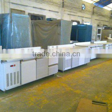 Stainless Steel Counter Fridge / Counter refrigeration equipment