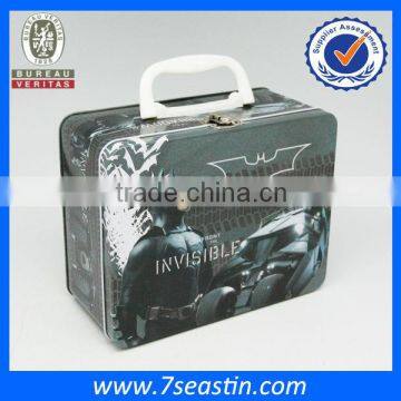Armor warrior hero toy storage tin box for a christmas gift