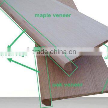 Wooden stair tread cover (including nosing&riser)