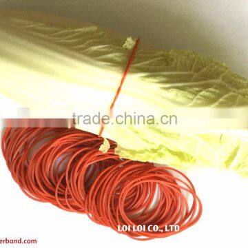 Latex rubber band for bundling vegetables with meet any harsh conditions of use