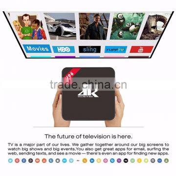 new style Android 5.1 TV box H96 4K S905 Quad core Metal Shell