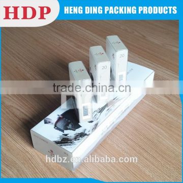 hote sale soft crease custom plastic cigarette box