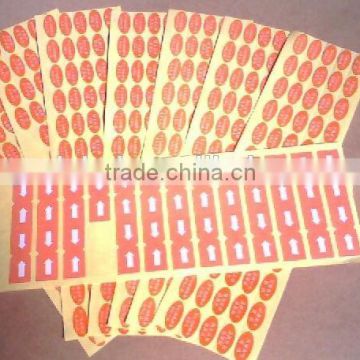 China price hot sale decorate/promote products self-adhesive label stickers