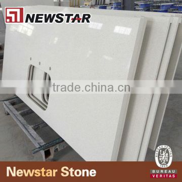 Newstar quartz countertop wholesale,customized sparkle white quartz countertop