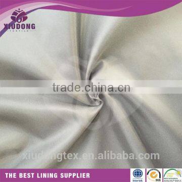 100% polyester 190t taffeta gray lining