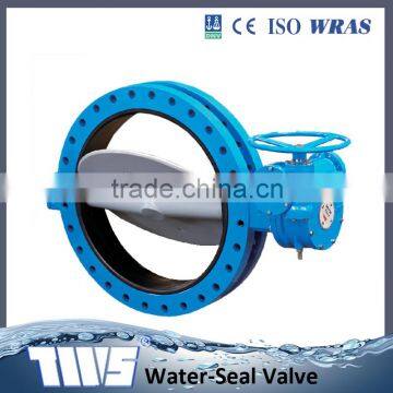 Ductile Iron WCB disc flange Butterfly valve