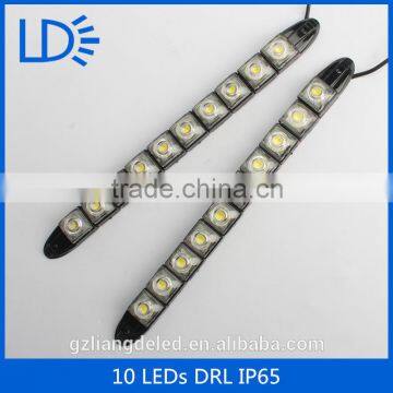 High power 10leds led daytime running lights flexible led drl