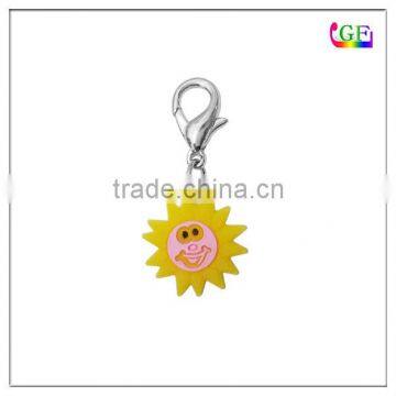 Customized key chain pvc key charm