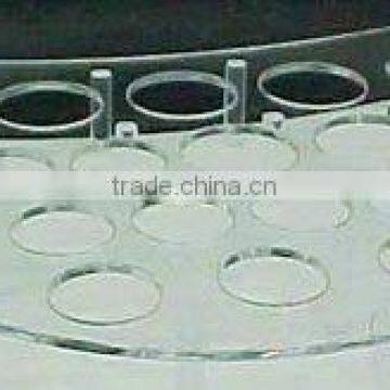 acrylic glass holder with 20 holes