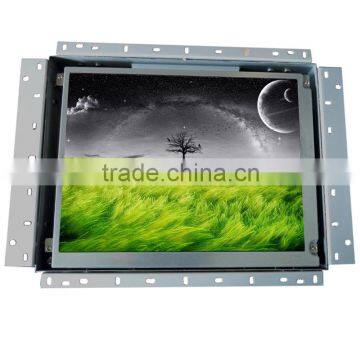 VGA/USB Metal Case Open Frame TFT LCD 12 Inch Touch Screen Monitor