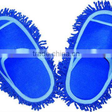 New design microfiber chenille floor cleaning mop slippers