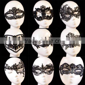 Have stock! Hotting sale phenix pierced lace eye mask, masquerade/ party/halloween lace mask