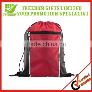 Cheap Customized Logo Cheap Polyester Drawstring Bag