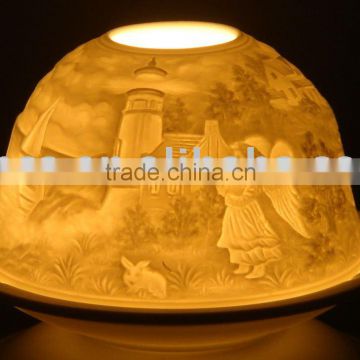 ceramic porcelain candle holder - Dome shape -BC007-05025