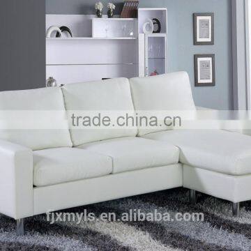 New design small white corner sofa for living room