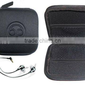 eva case for earphone with emboss logo