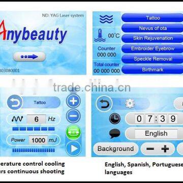 1000W Portable F12 Q Switch Nd 800mj Yag Laser Machine For Tattoos Removal Nd Yag Laser Machine photo-2