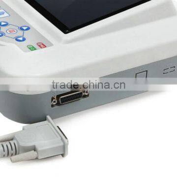 CE&ISO Certification 6-channel Electrocardiograph Touch Screen ECG Machine Price Computer Software Heart Rate Diagnosis-Shelly photo-3