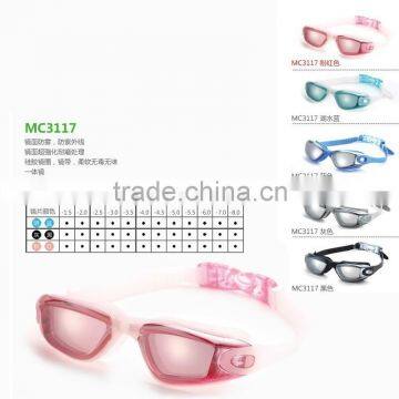 Yiwu Wholeasle New Design MC3117 Anti Fog Adult Swim Goggles