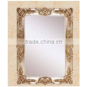 SJ-9175 rectangle golden engrave bath mirror