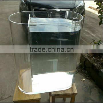 china factory supply cylinder acrylic aquarium