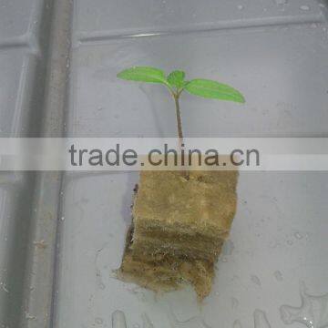 High Quality Basalt Fiber Materials Gardening & Hydroponics System & Insulation Rockwool Cubes Rockwool Board photo-3