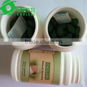 gmp certificate organic spirulina slimming plus natural capsule