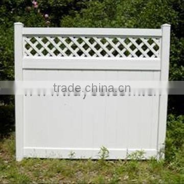 cheap yard pvc portable fence panels, easily assembled cheap pvc fence panels/ PVC valla de jardin/precio lamas pvc para vallas