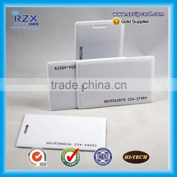 1.8mm thickness TK4100 thick blank 125Khz smart blank id card