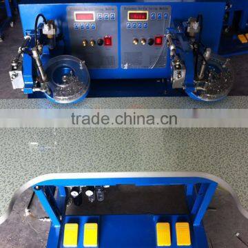 Double head rhinestone setting machine stone fixing machine