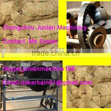 manual rice stalk straw rope twisting machine