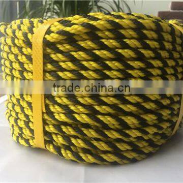 High quality PP monofilament 3 strand twisted rope/Tiger rope