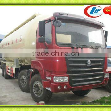 HOWO 8X4 cement tanker, powder tank truck, bulk cement truck