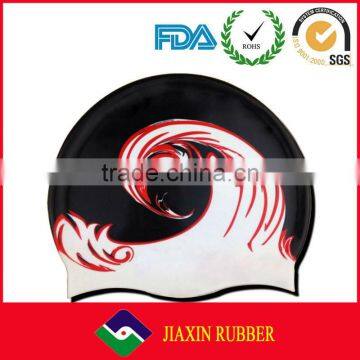 Durable Waterproof Bounce Silicone Swimming Cap photo-6