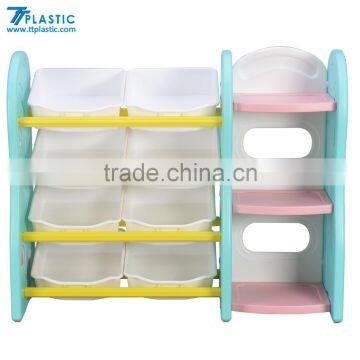 Cute Children's the Plastic Bookshelf/ Storage Rack Shelf photo-4